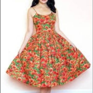 Bernie Dexter Chelsea in poppies size large